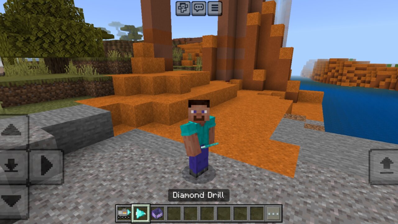 Drill from Auto Miner Mod for Minecraft PE