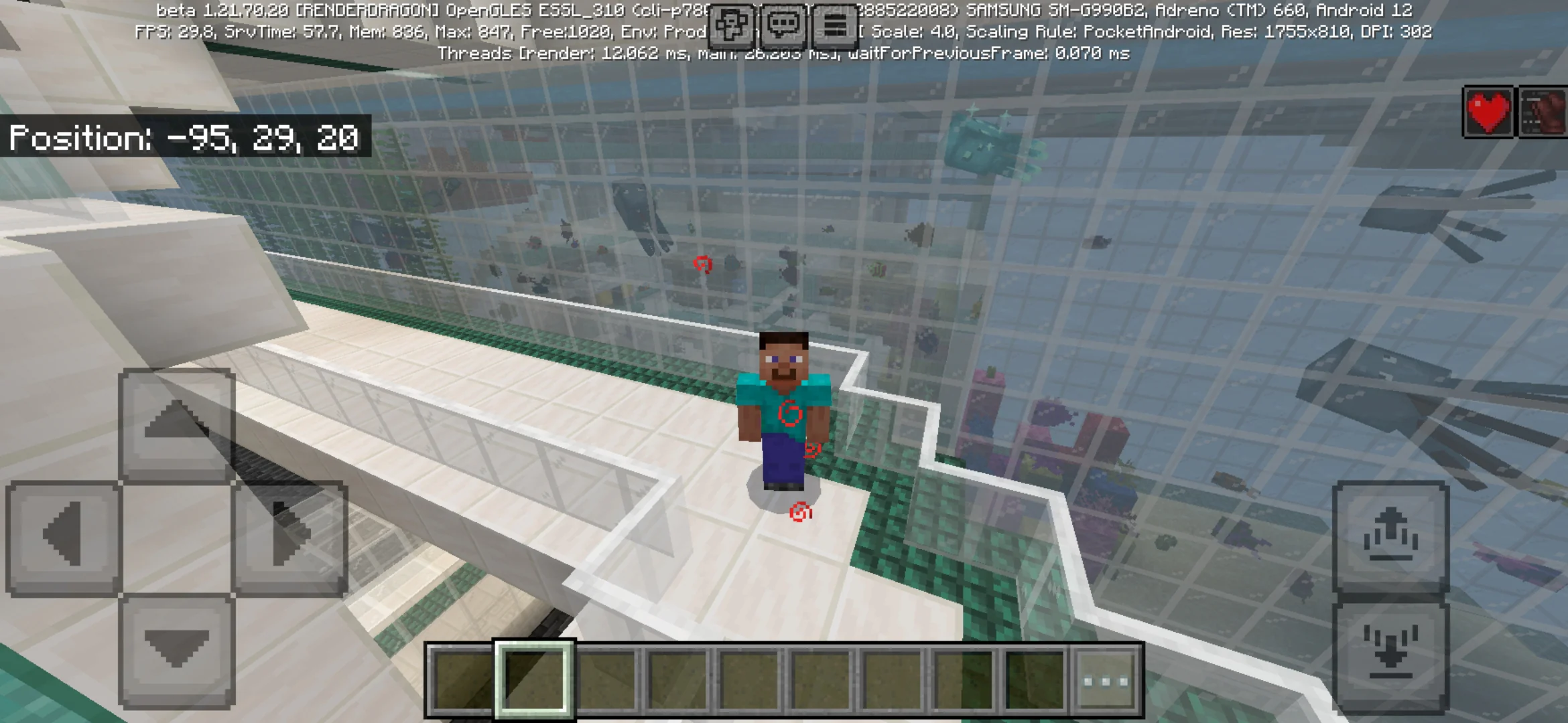 Effects from Enders Minigame Map for Minecraft PE