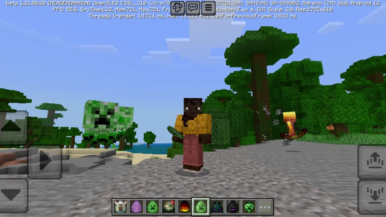 Fusioned Mobs Mod for Minecraft PE