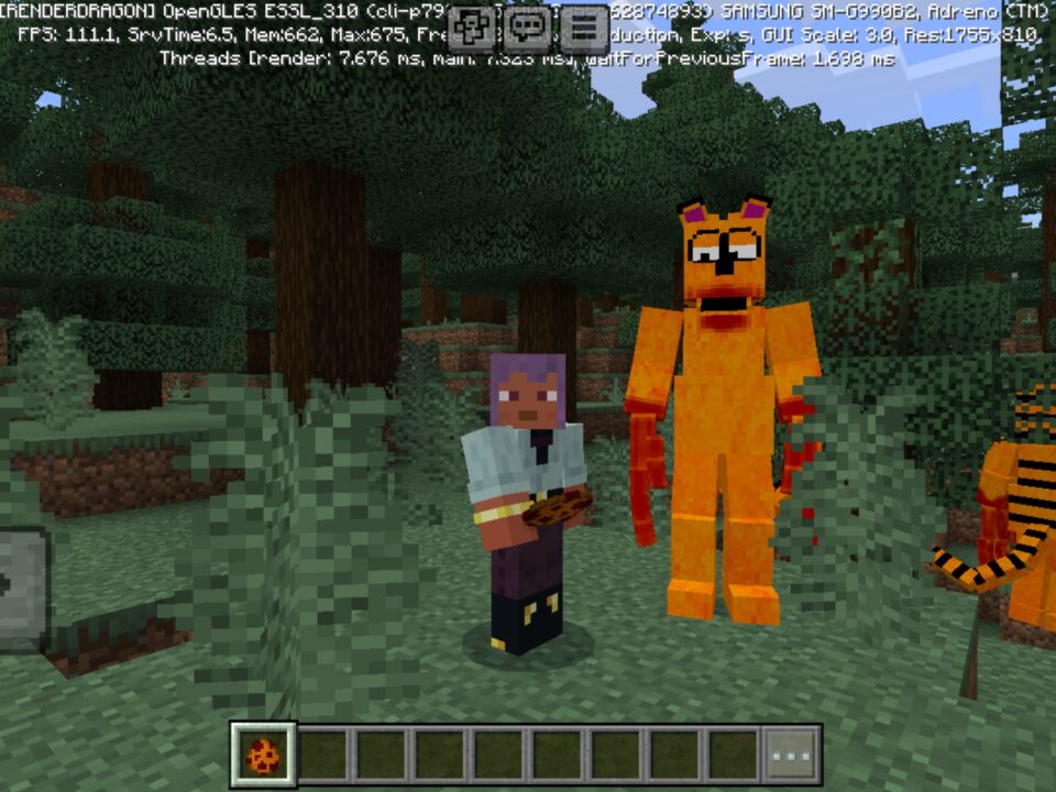 Garfield Cannibal Mod for Minecraft PE