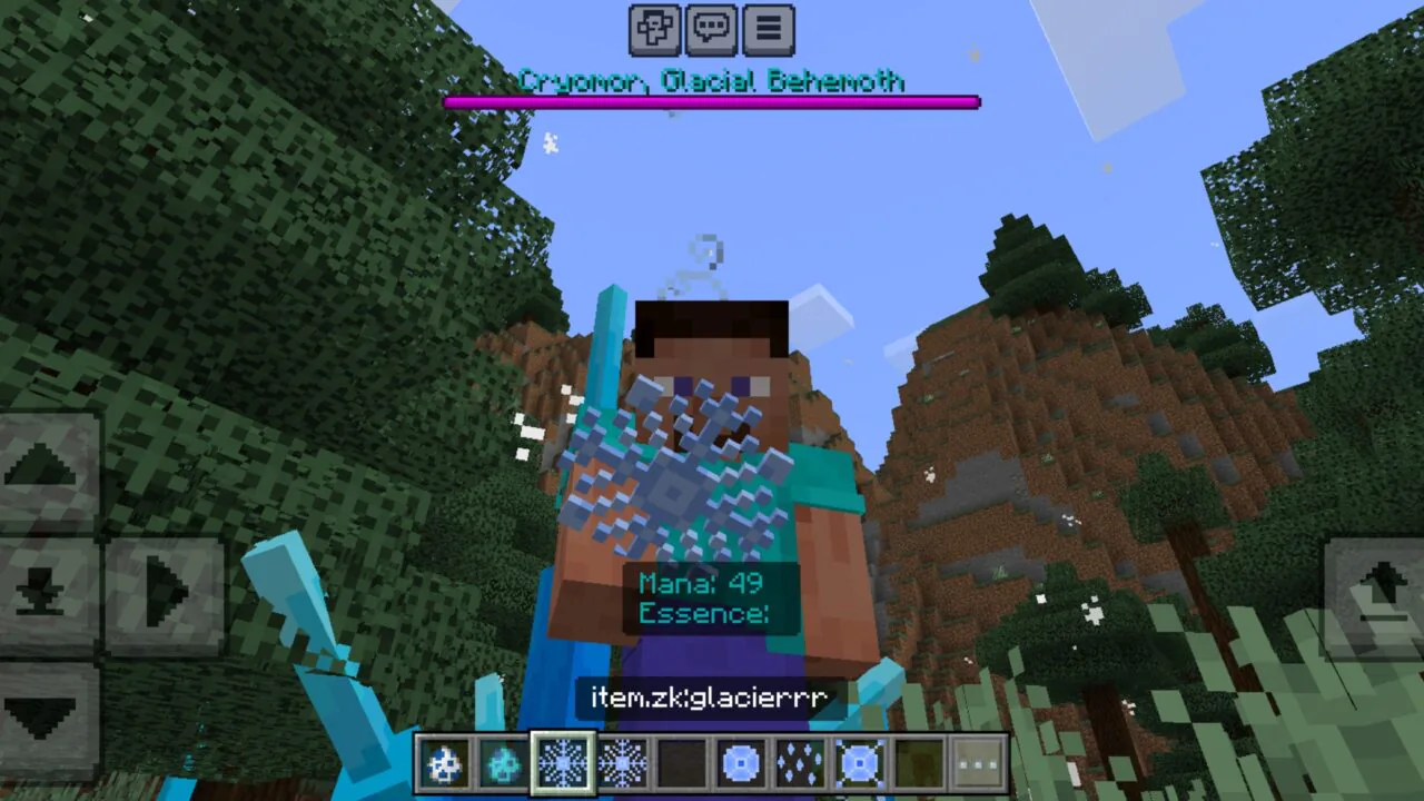 Glacier from Frost Magic Mod for Minecraft PE