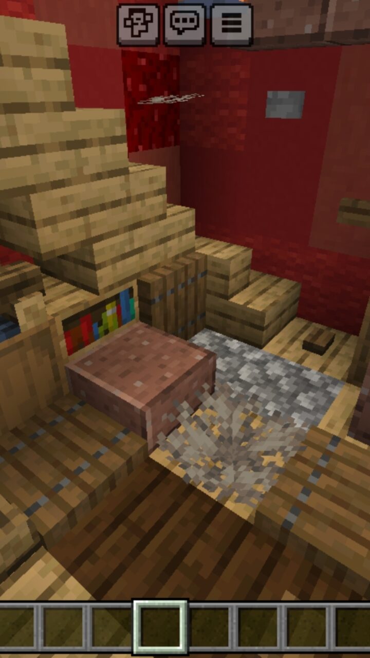 Interior from Medieval City Map for Minecraft PE