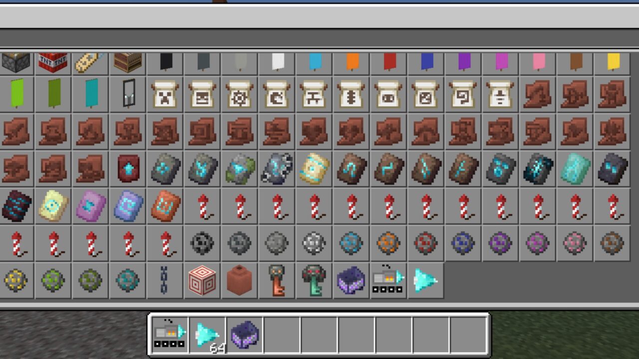 Inventory from Auto Miner Mod for Minecraft PE