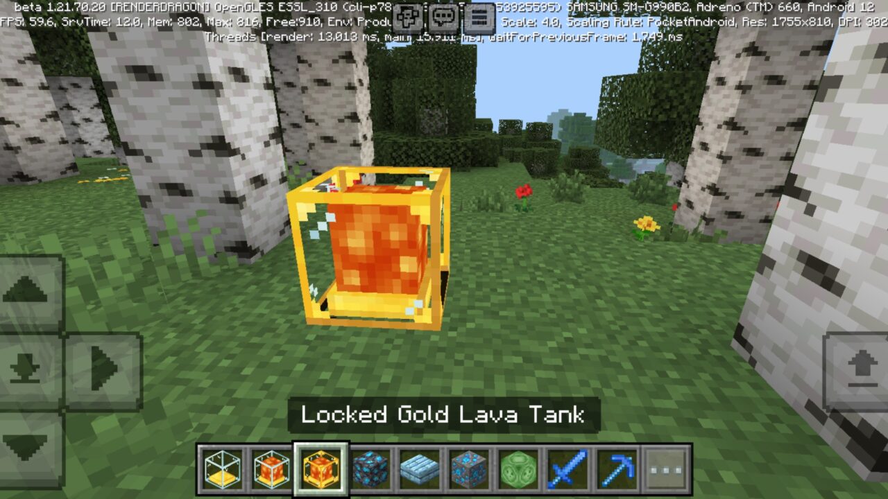 Locked from Beyond the Underground Mod for Minecraft PE