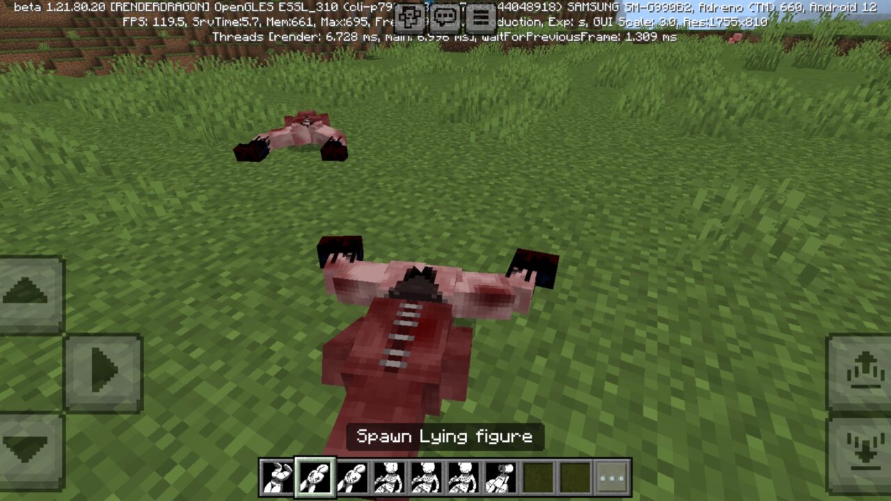 Lying Figure from Silent Hill Mod for Minecraft PE