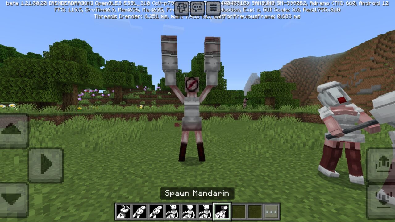 Mandarin from Silent Hill Mod for Minecraft PE