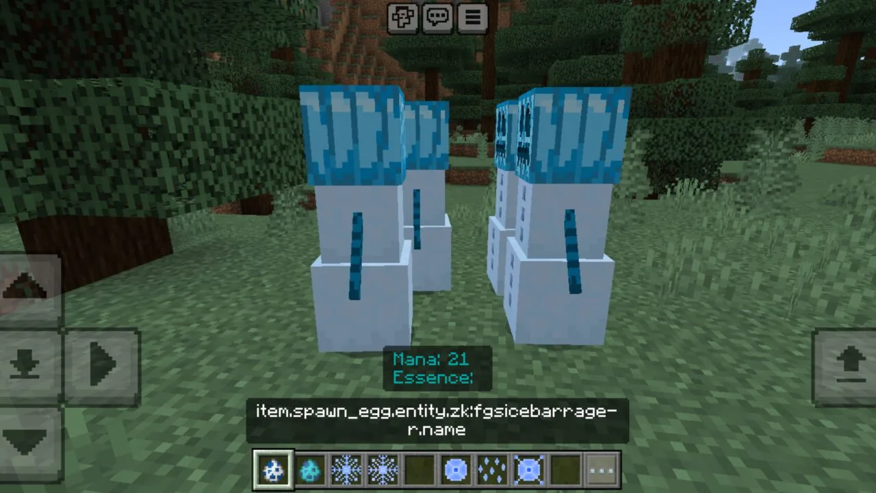 Mobs from Frost Magic Mod for Minecraft PE