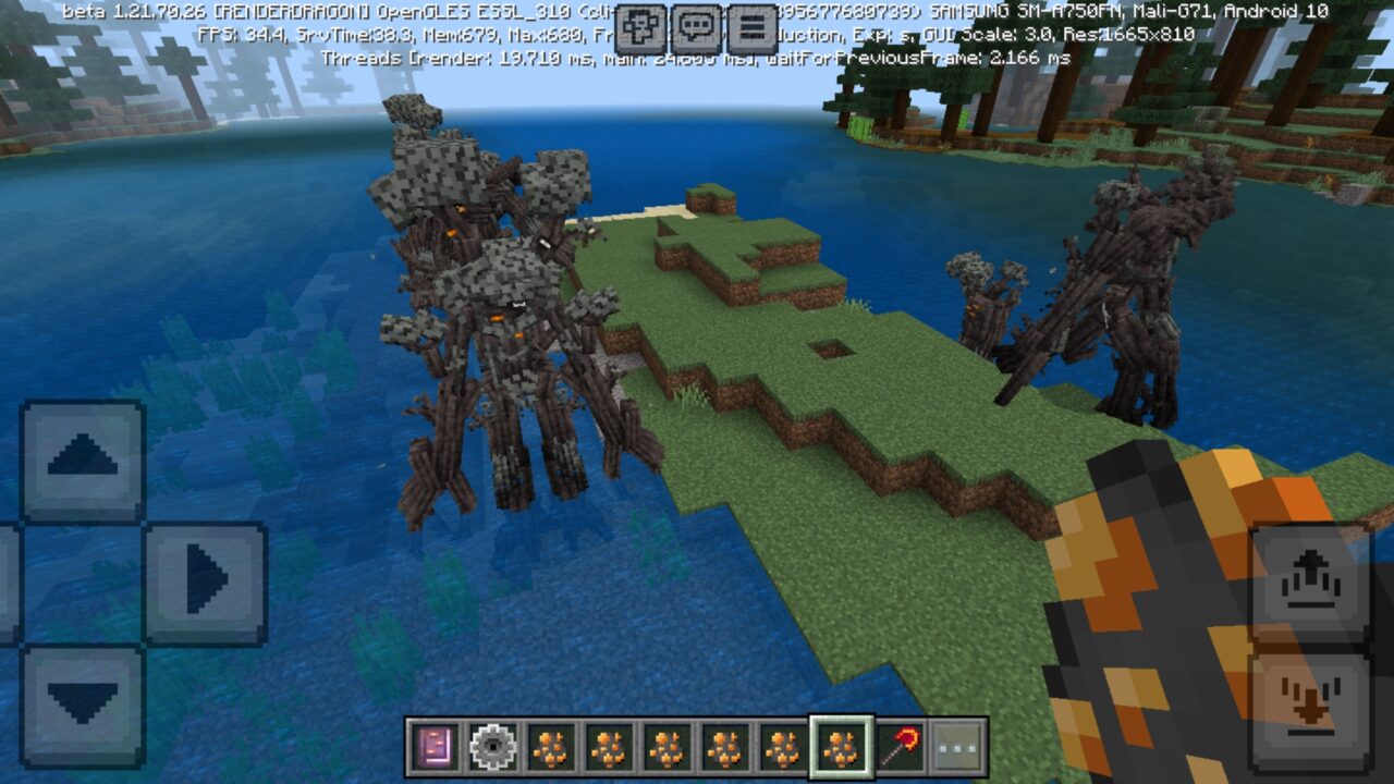 Monsters from Creaking Mod for Minecraft PE