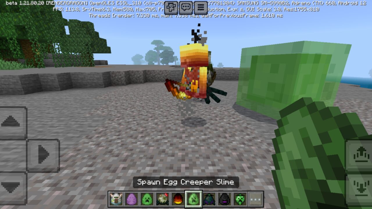 Monsters from Fusioned Mobs Mod for Minecraft PE