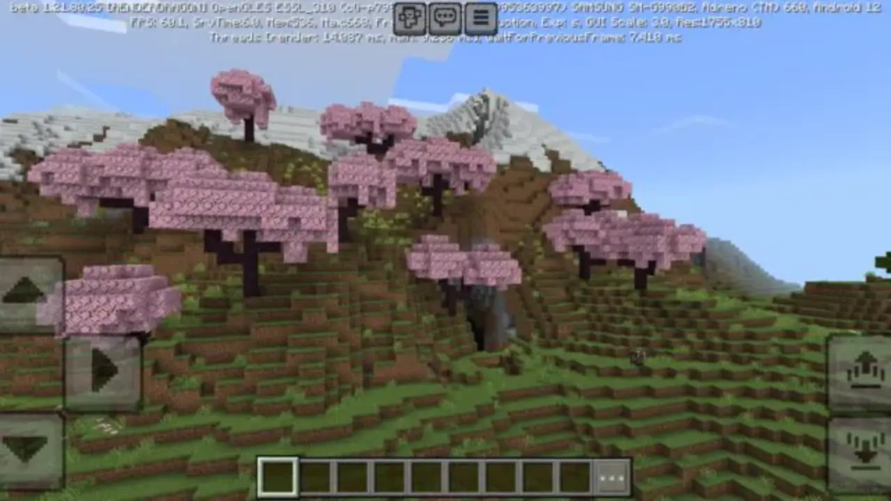 Nature from No Fog Texture Pack for Minecraft PE