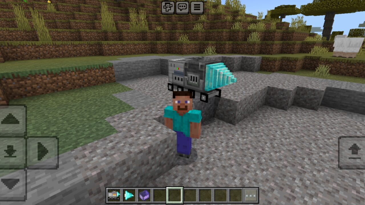 New Options from Auto Miner Mod for Minecraft PE