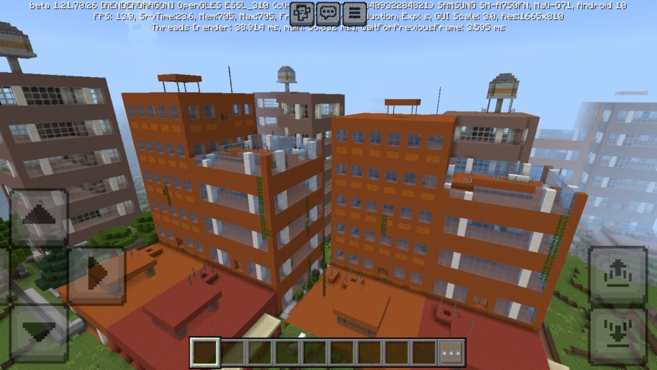 Options from Lost Cities Mod for Minecraft PE