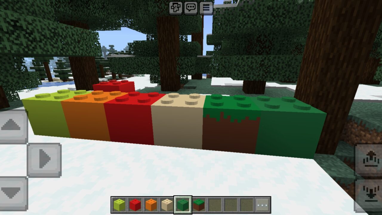 Pixel Bricks from Lego Mod for Minecraft PE
