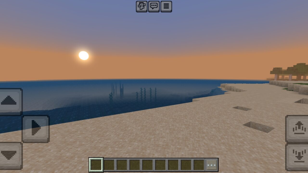 Sunset from MLYX Shader for Minecraft PE