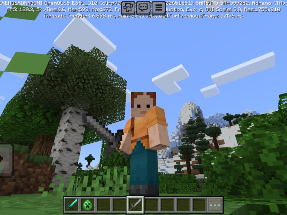 Sweep and Slash Mod for Minecraft PE
