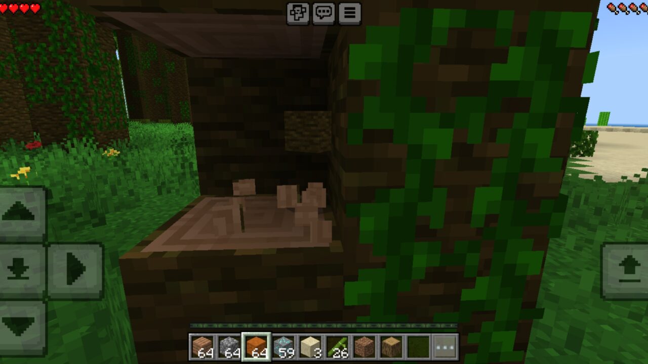 Wood from Easy Mine Mod for Minecraft PE