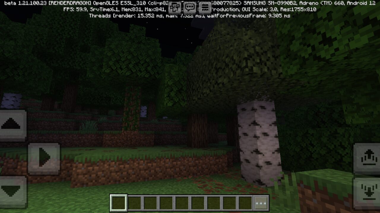 PM5 FullBright from Fullbright Texture Pack for Minecraft PE
