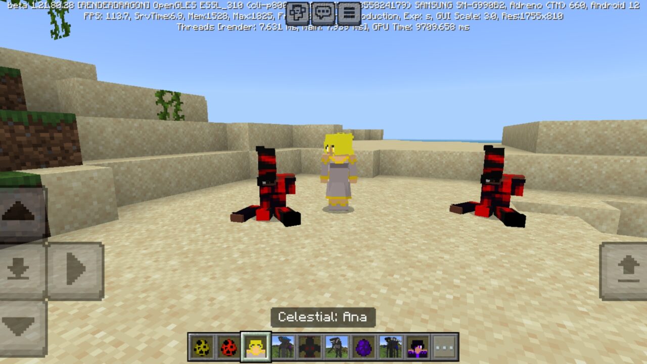 Ana from Giants of Cinema Mod for Minecraft PE