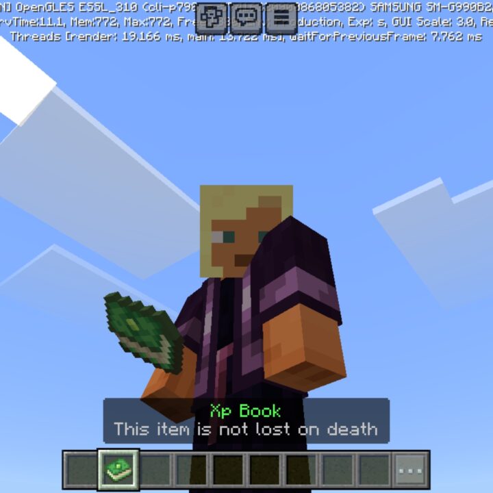 Experience Book Mod for Minecraft PE