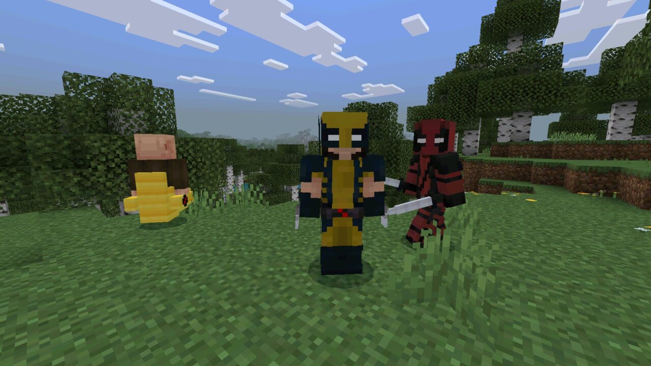 Heroes from Marvel Mod for Minecraft PE