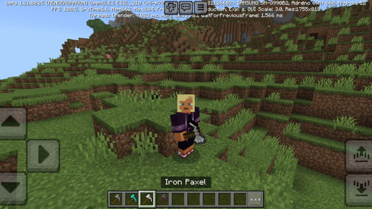 Iron from All in One Mod for Minecraft PE