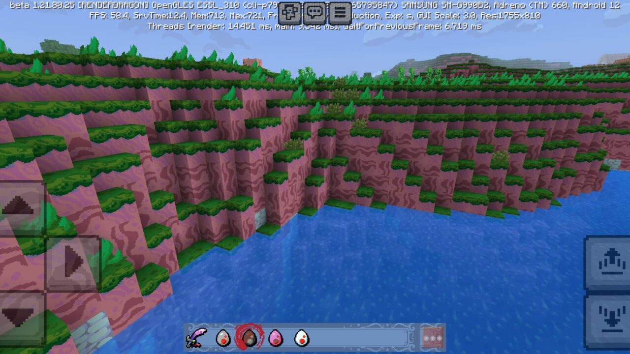 Nature from Celestial Anime Texture Pack for Minecraft PE