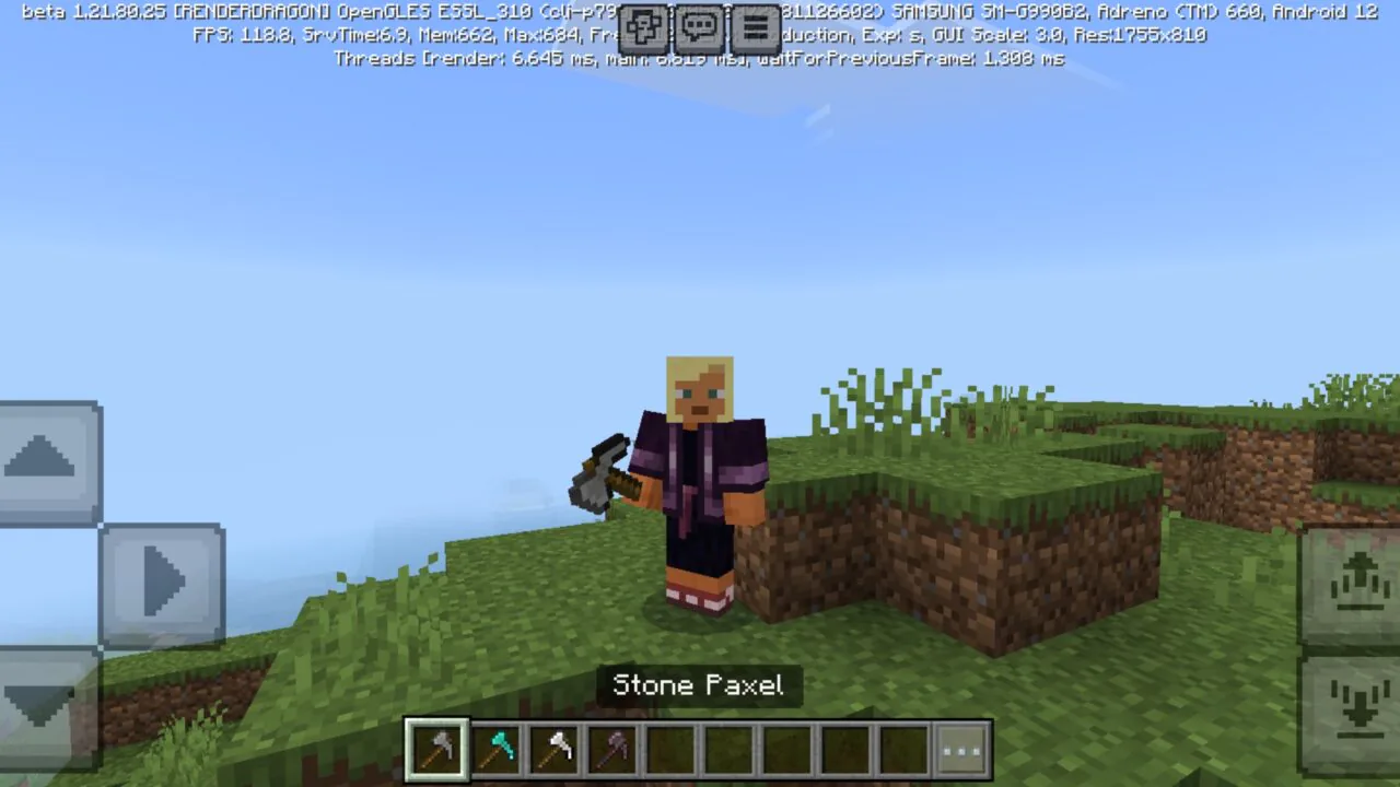 Stone from All in One Mod for Minecraft PE