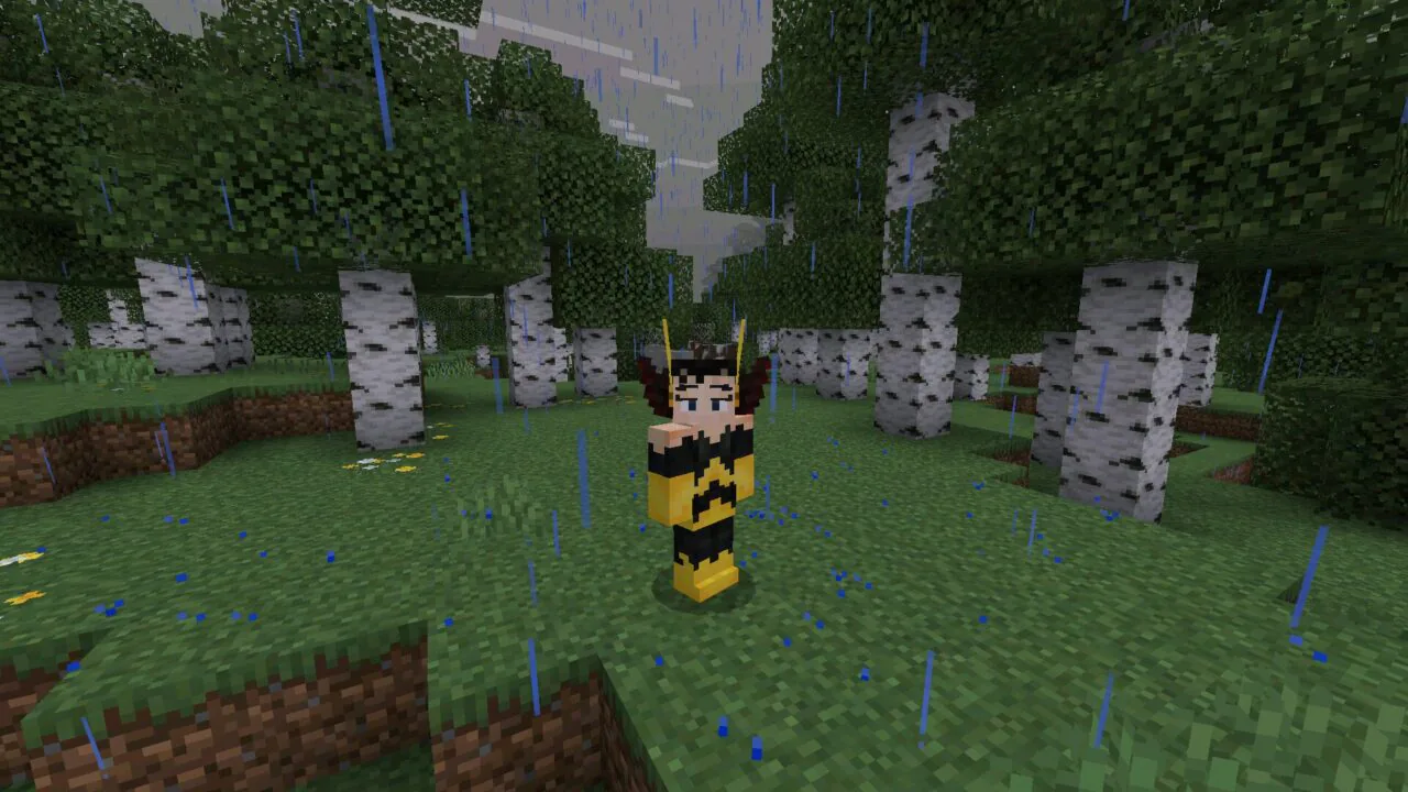 Wasp from Marvel Mod for Minecraft PE