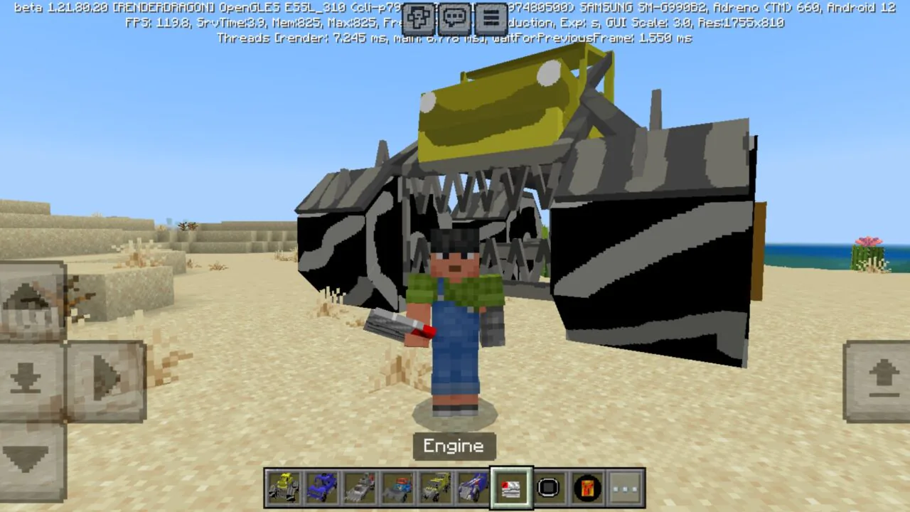 Apocalypse Cars Mod for Minecraft PE