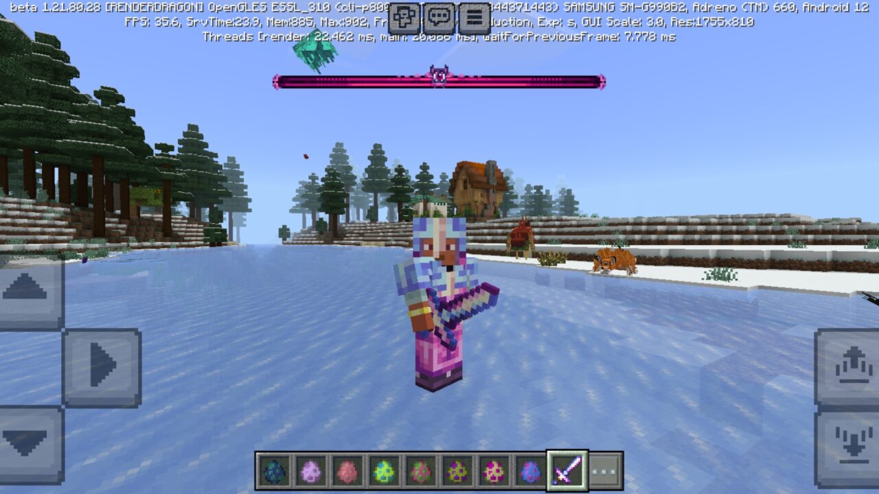 Armor from Better on Bedrock Mod for Minecraft PE