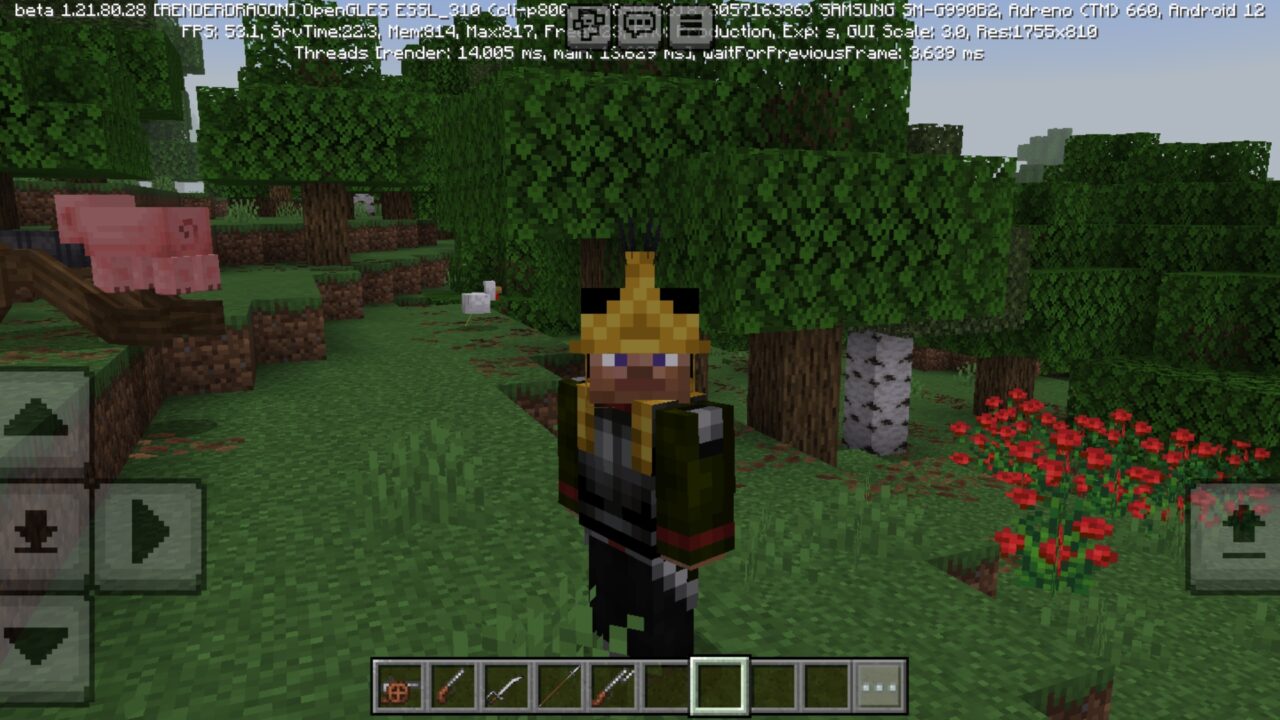 Armor from Napoleon Mod for Minecraft PE