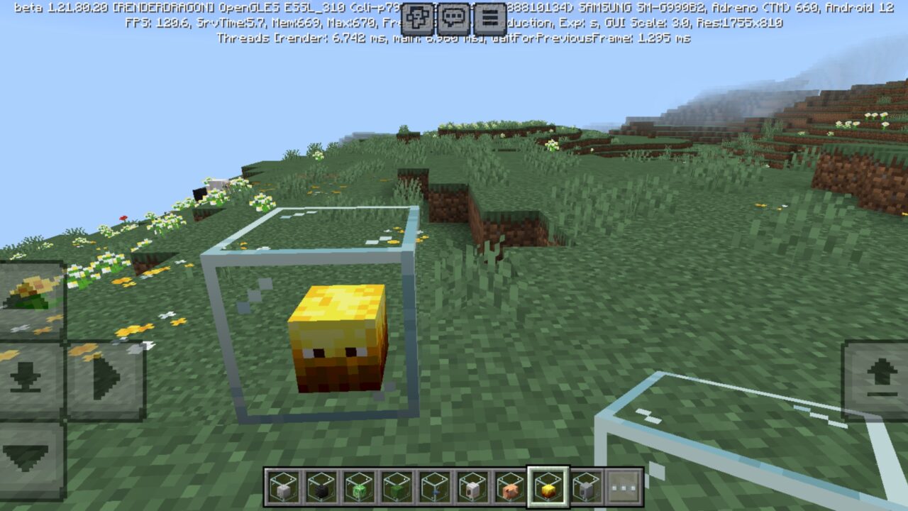 Blaze from Monster Farm Mod for Minecraft PE