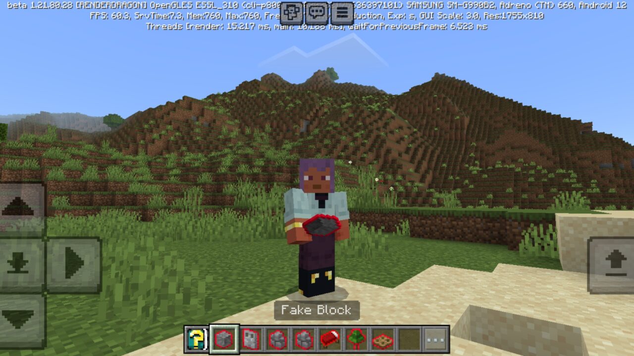 Block from Secret Doors Mod for Minecraft PE