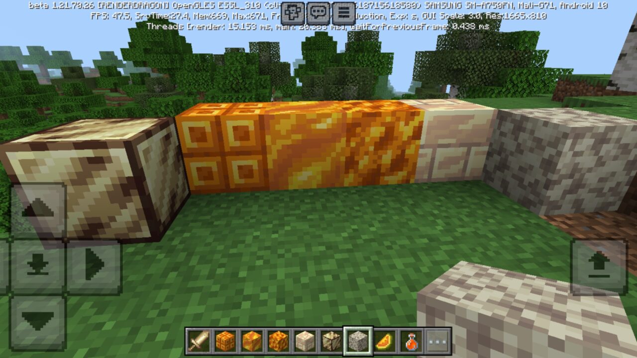 Blocks from Buzzy Broader Mod for Minecraft PE