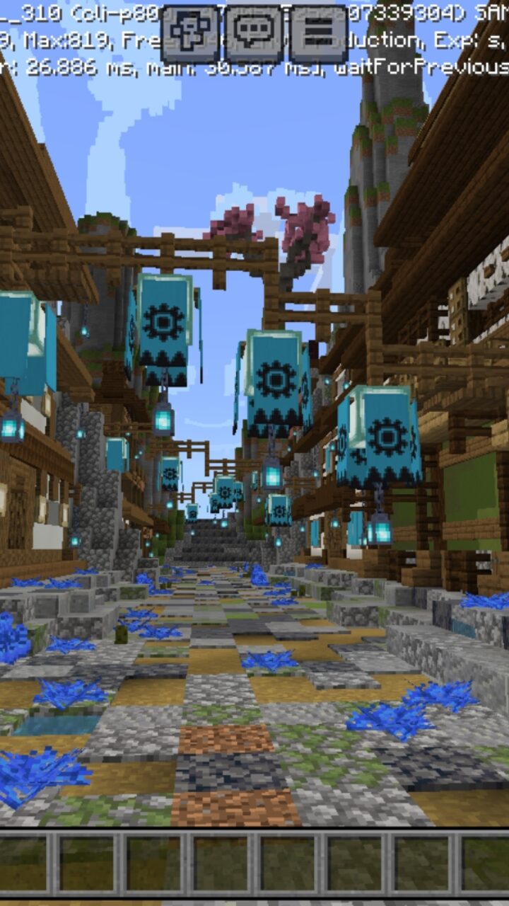 Blue from Japanese Town Map for Minecraft PE