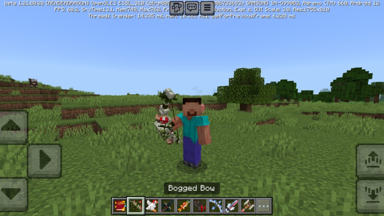 Bogged from Mob Weapons Mod for Minecraft PE