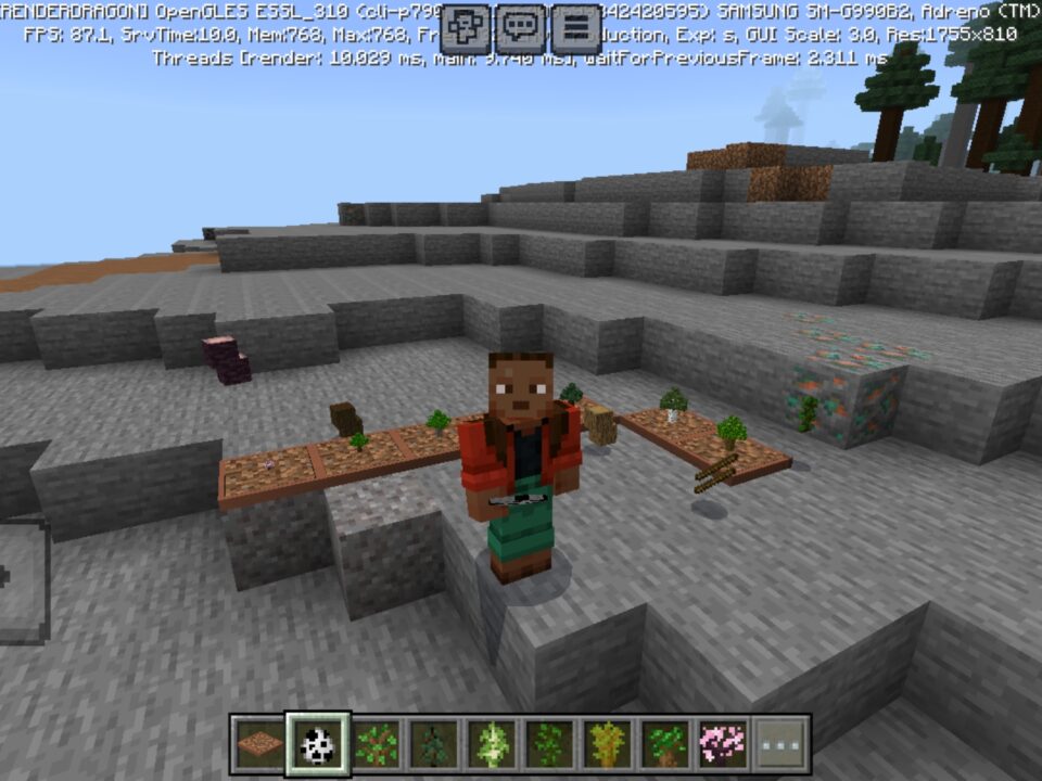 Bonsai Tree Mod for Minecraft PE
