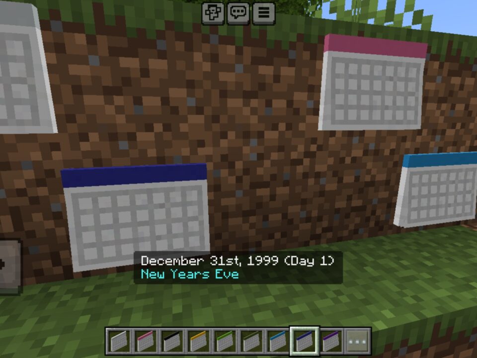 Calendars Mod for Minecraft PE