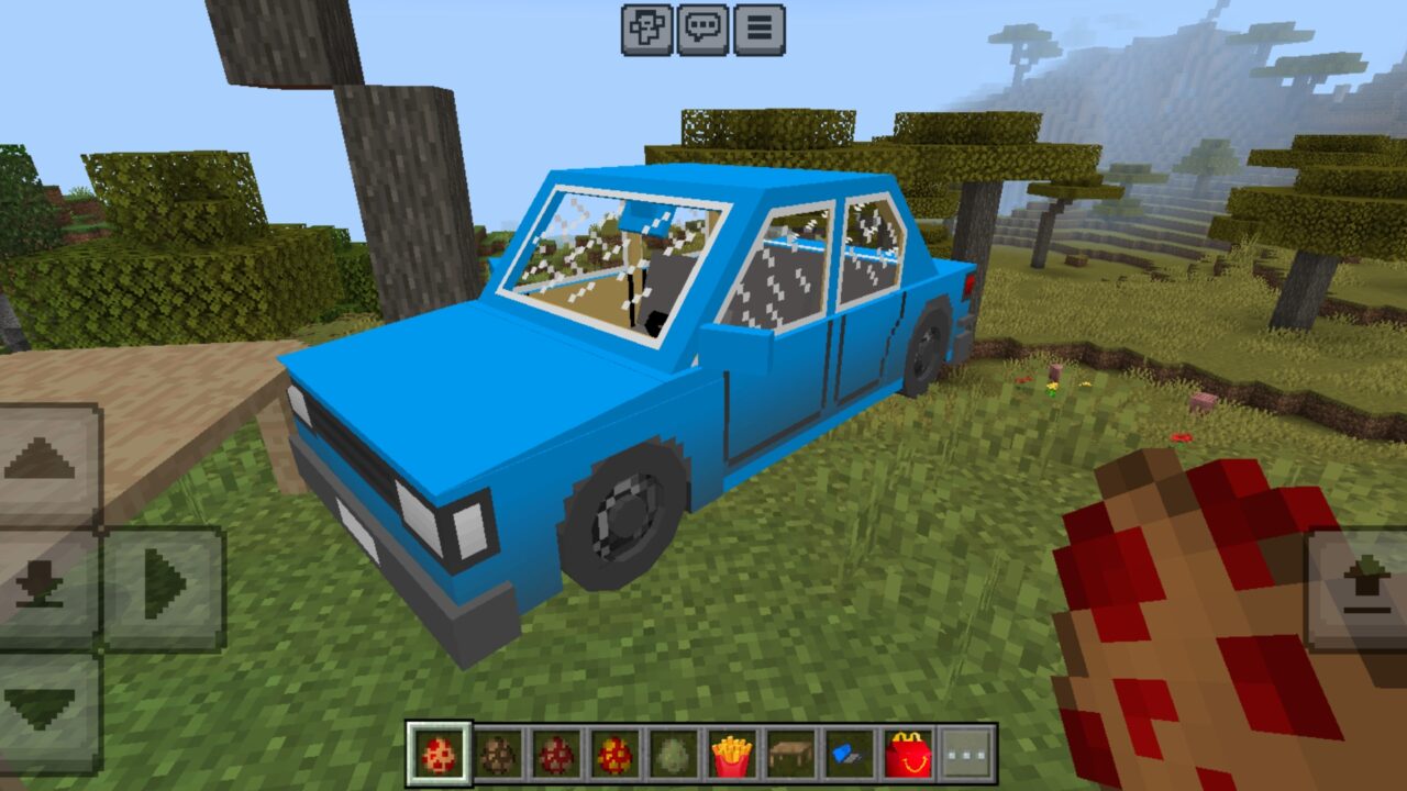 Car from McDonalds Mod for Minecraft PE