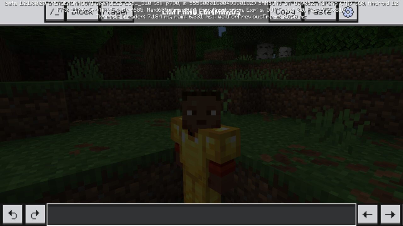 Chat from Nebux UI Texture Pack for Minecraft PE