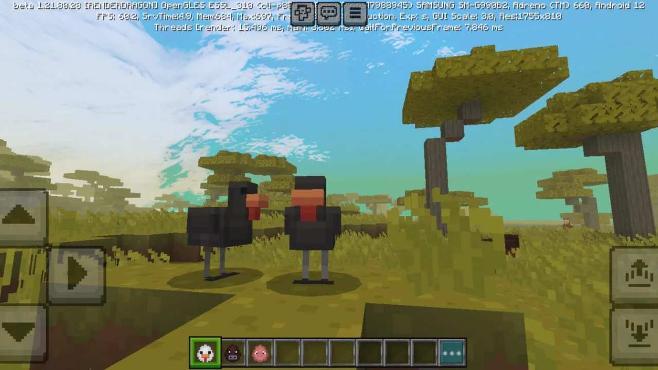 Chicken from Foggy Visions Texture Pack for Minecraft PE