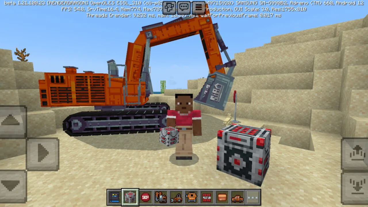 Construction from Quick House Construction Mod for Minecraft PE
