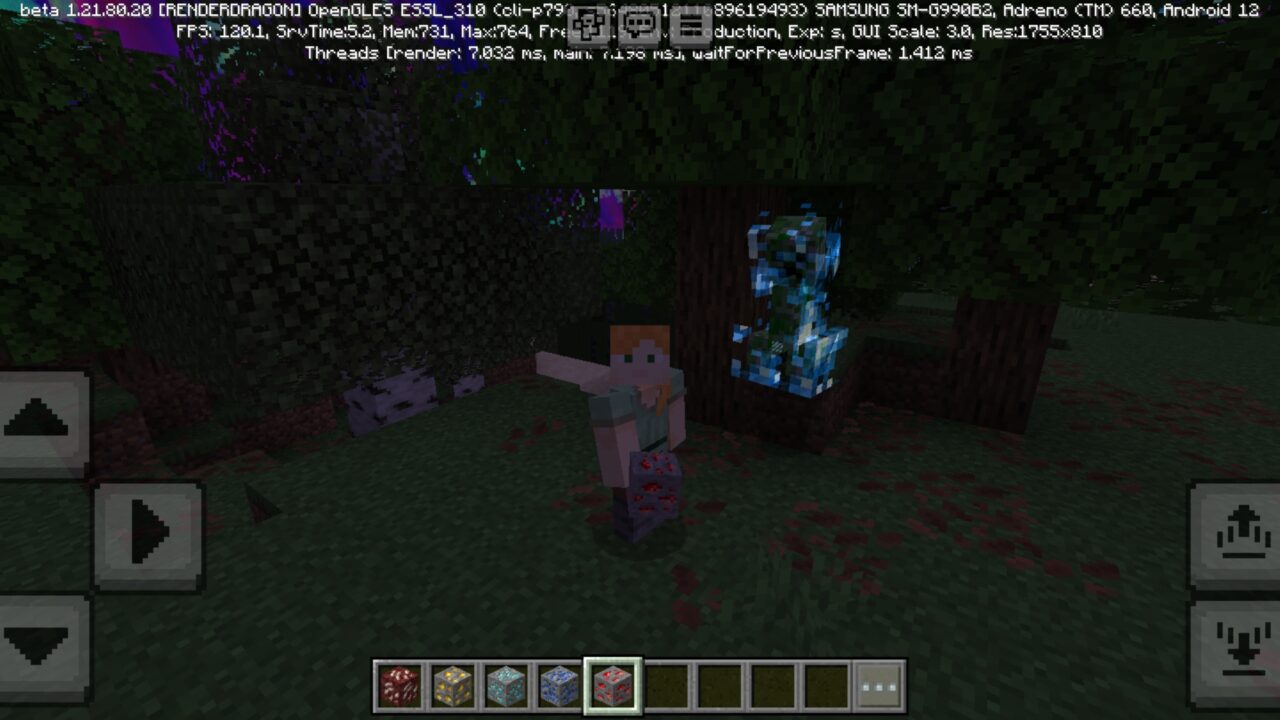 Creeper from Hyze Shader for Minecraft PE
