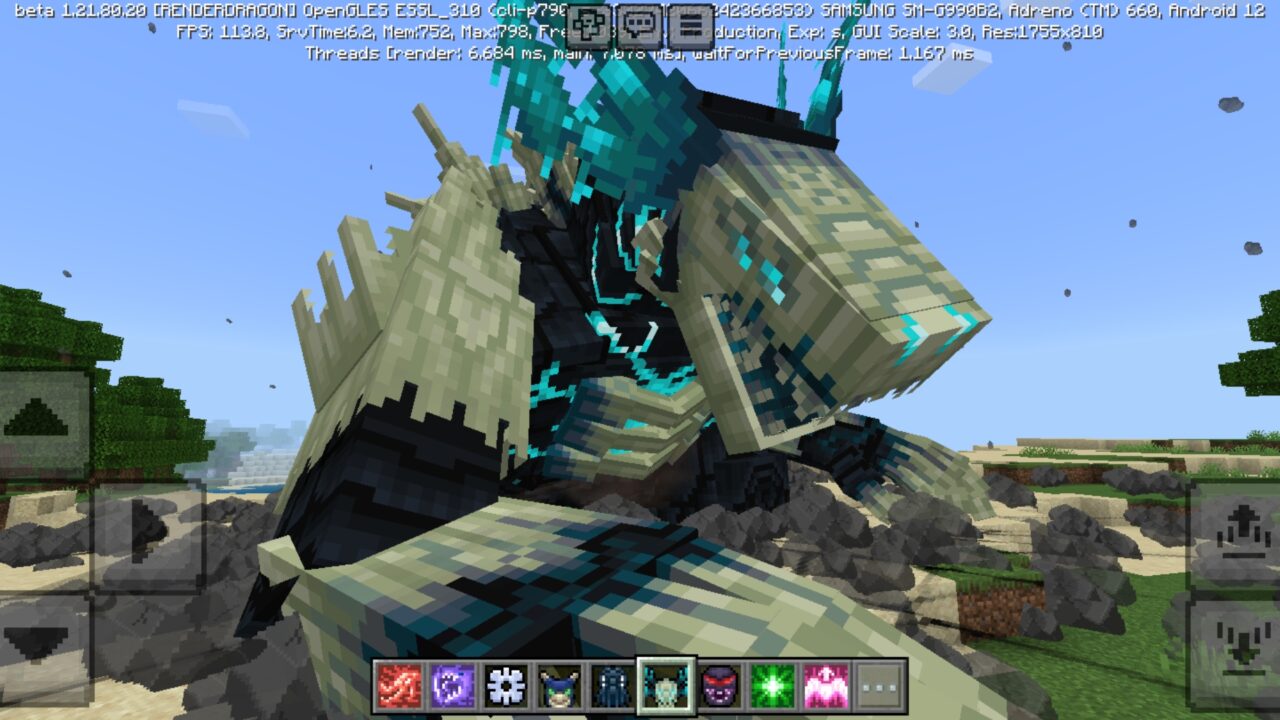 Creepy from Kaiju Craft Mod for Minecraft PE