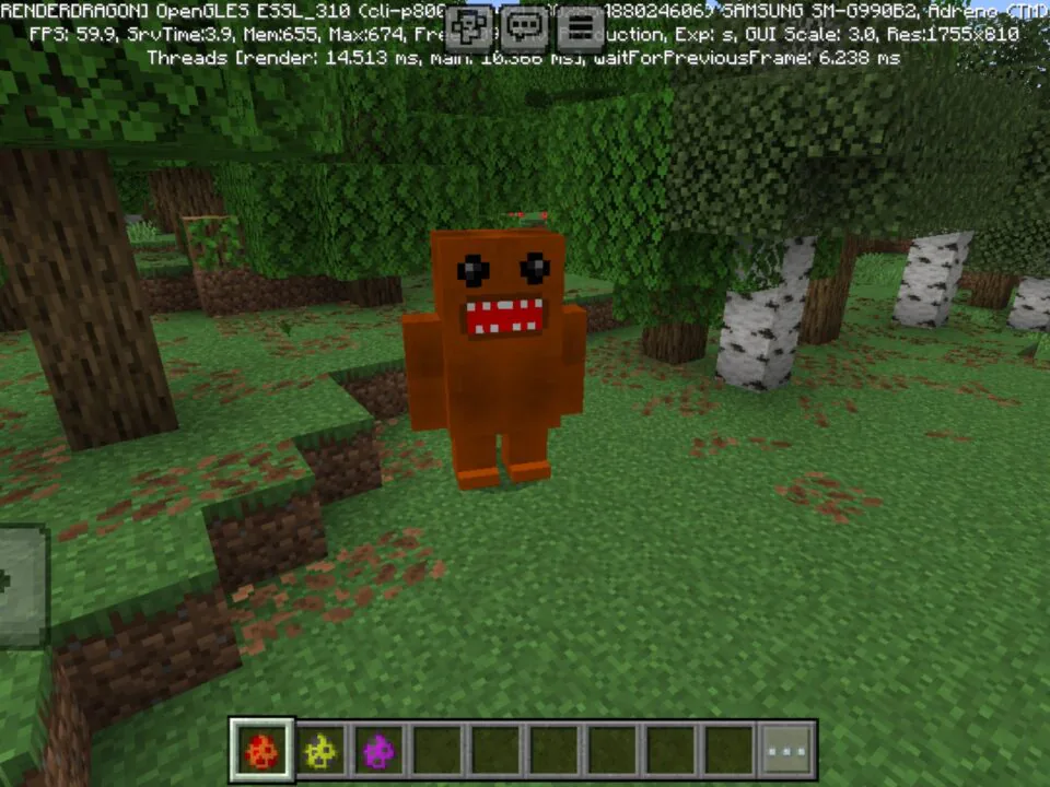 Domo Kun and Friends Mod for Minecraft PE