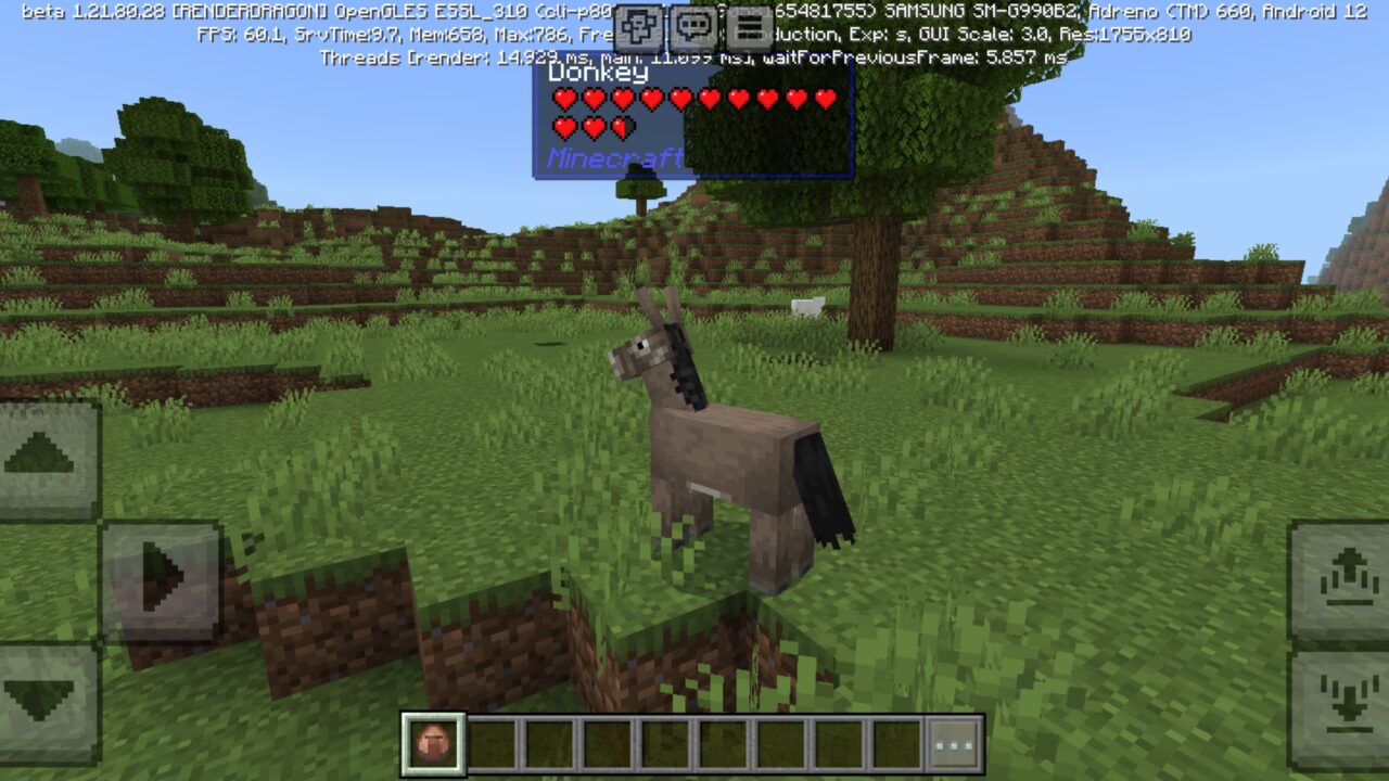 Donkey from WAIO Mod for Minecraft PE