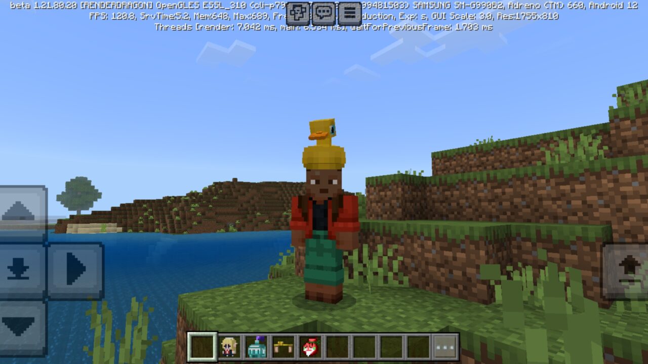 Duck from Just Cosmetics Mod for Minecraft PE