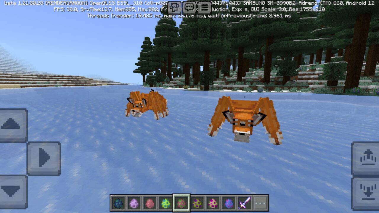 Enemies from Better on Bedrock Mod for Minecraft PE