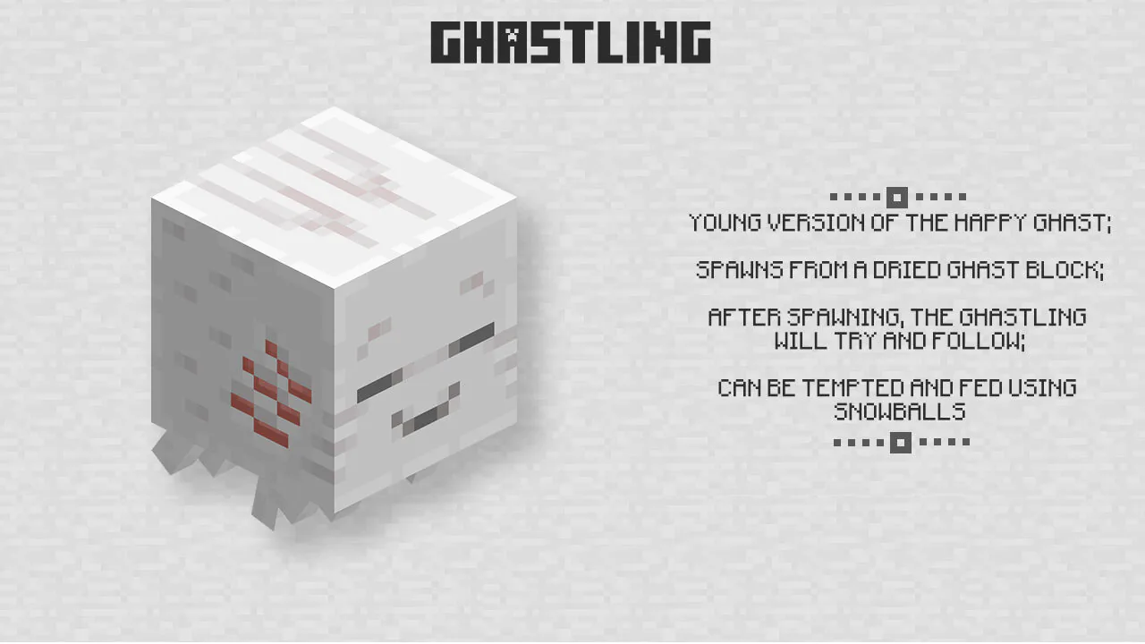 Ghastling from Minecraft 1.21