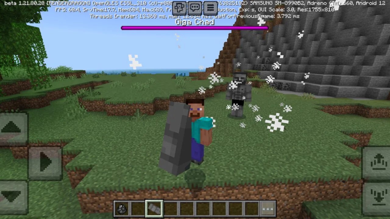 Giga Chad Mod for Minecraft PE